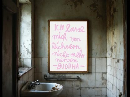 „Fuck Off, aber mit Stil – Buddha Kunstdruck“ – Bild 5