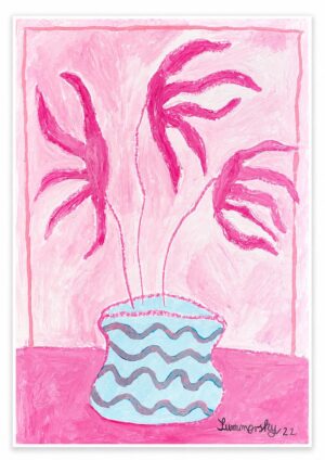 Pink Leaves