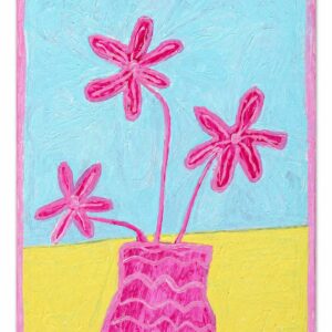 Three Pink Flowers